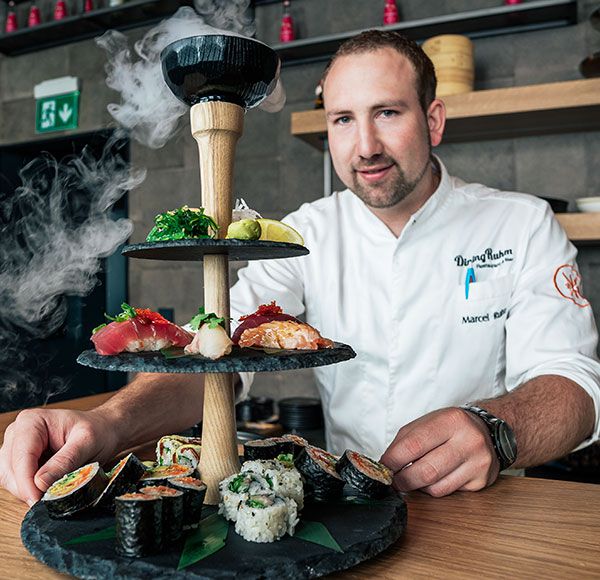 Das DiningRuhm bietet Sushi zum Teilen auf höchsten Niveau in Wien
